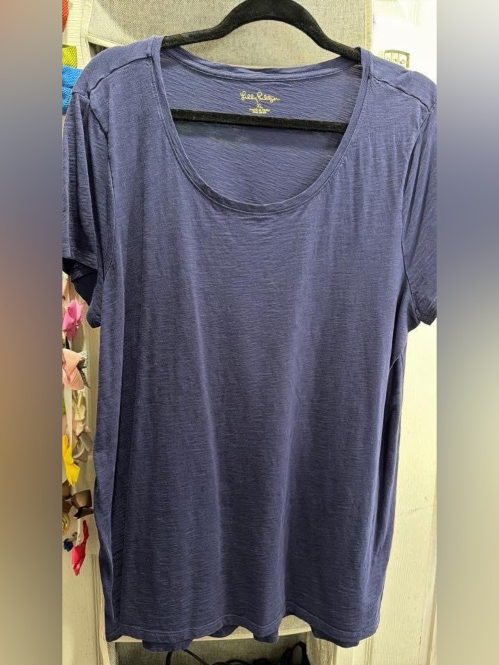 Lilly Pulitzer Navy Etta Top
